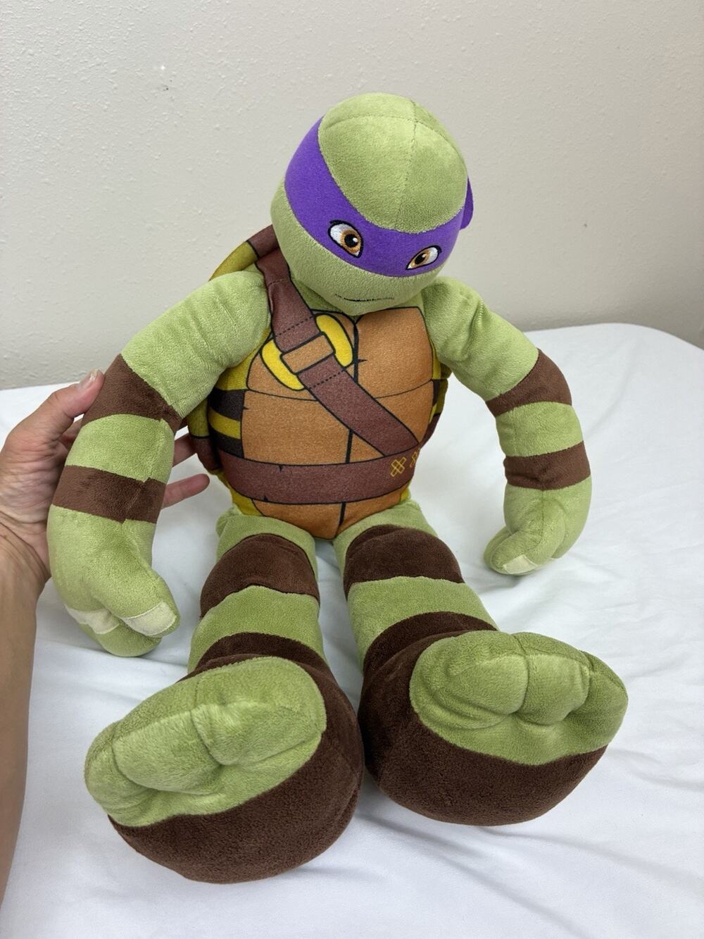 Donatello Teenage Mutant Ninja Turtles 24" Plush TMNT Nickelodeon Purple Mask BB